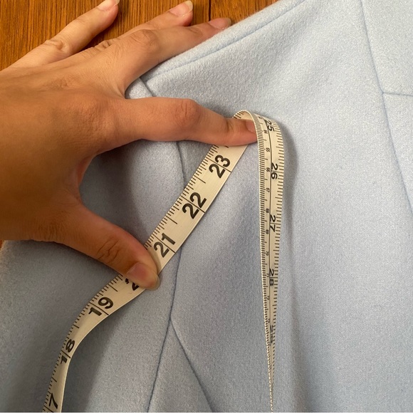 (NWOT) Light Blue Coat - Picture 6 of 11